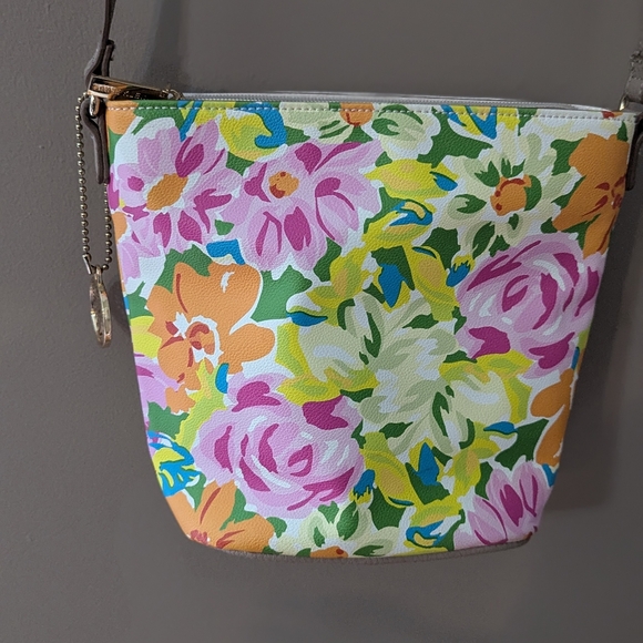 Anne Klein Floral Crossbody Bag - Multicolor - Picture 4 of 7